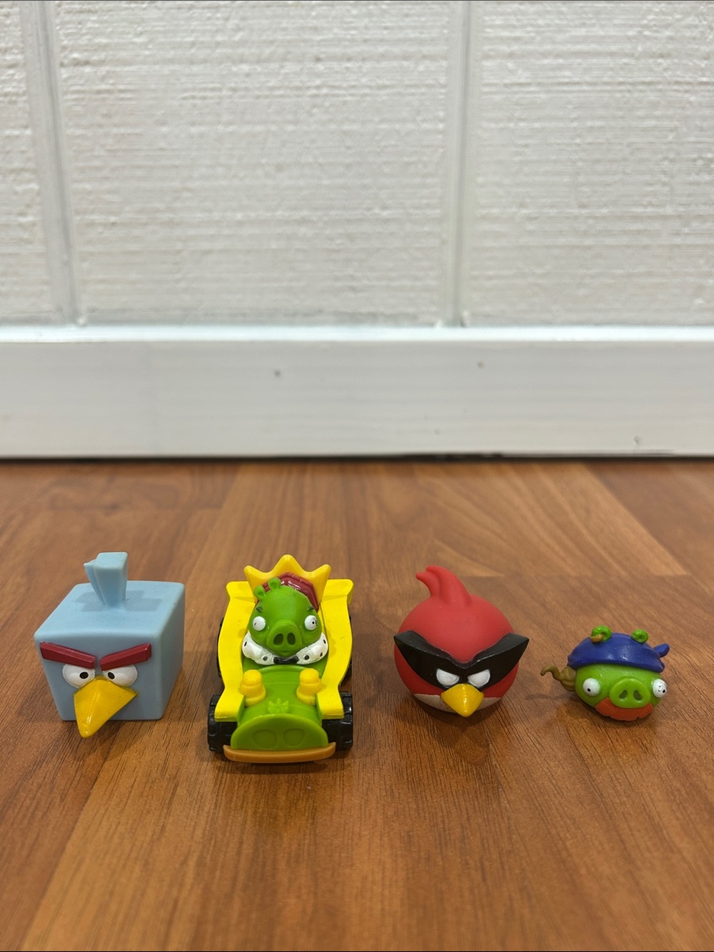 Angry Birds Mini Figure Set with Red, Blue, Yellow & Green Characters